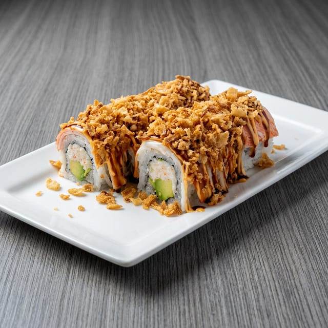 Crunchy Double Crab Roll.